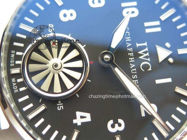 MIROTIME 0820 Breathable Big Pilot “Markus Buhler” IW5003 Turbine Movement V6F Best Edition On Leather Strap A 7334
